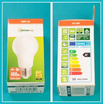 LED Lampe, Birnenform, E14, 10W, warmweiß