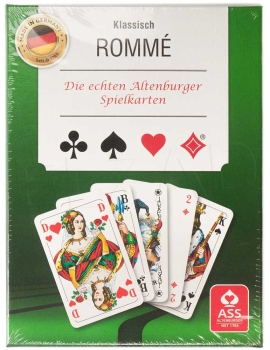 Romme - Spielkarten in Kartonbox