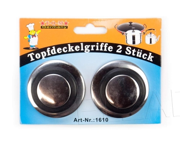 Topfdeckelknaufe, 2 Stück