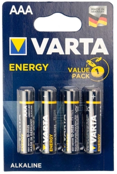 Batterie R03 Micro, 4 Stück Packung, Varta