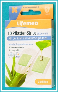 Pflasterstrips "Aloe Vera"  10 Stück