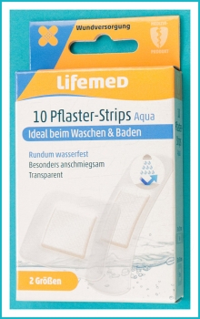 Pflasterstrips "Aqua"  10 Stück